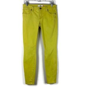 Cabi Stretch Denim Skinny Jeans in Citron